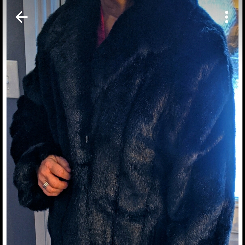 Dennis Basso Faux Fur Coat